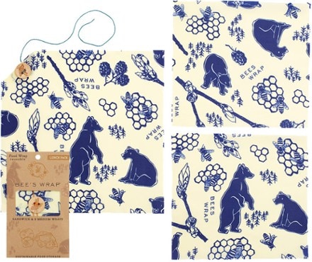 Bees Wrap - Lunch Pack - Bees and Bears Print