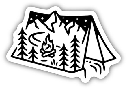 Stickers Northwest - Tent Scene Sticker