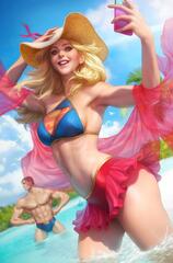 ACTION COMICS #1046 CVR C STANLEY ARTGERM LAU SWIMSUIT CARD STOCK VAR