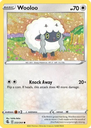 Wooloo - 222/264 - Cosmos Holo