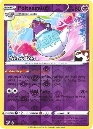 Polteageist - 083/189 - Reverse Holo - Thank You Promo