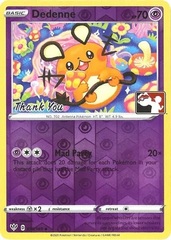 Dedenne - 078/189 - Reverse Holo - Thank You Promo