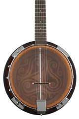 Luna Celtic 6-string Banjo - Tobacco Burst