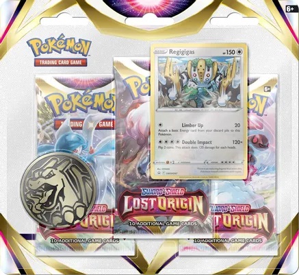 Sword & Shield - Lost Origin - 3 Pack Blister - Regigigas
