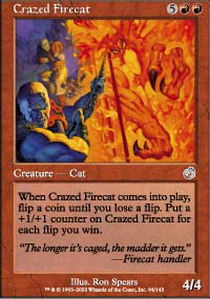 Crazed Firecat - Foil