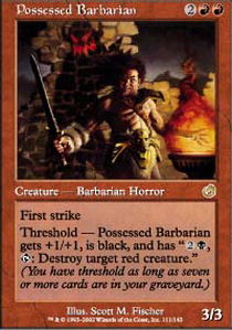 Possessed Barbarian - Foil