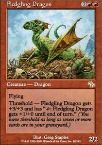 Fledgling Dragon - Foil