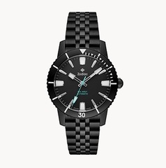 Zodiac - Super Sea Wolf 53 Compression Automatic Black Stainless Steel Watch - ZO9276
