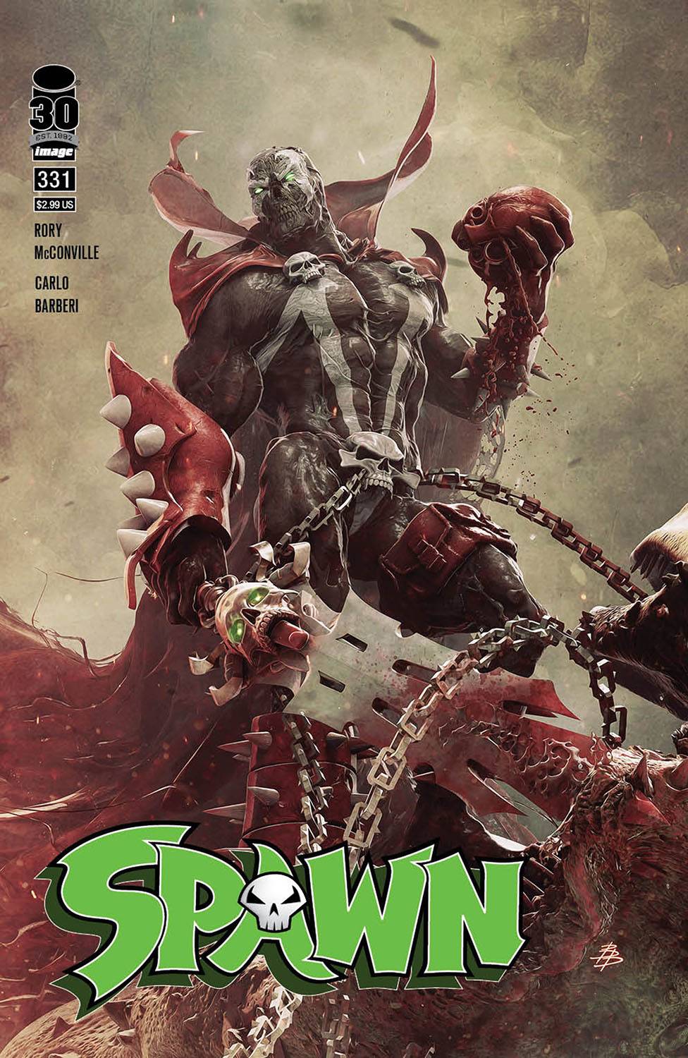 SPAWN #331 CVR A BARENDS