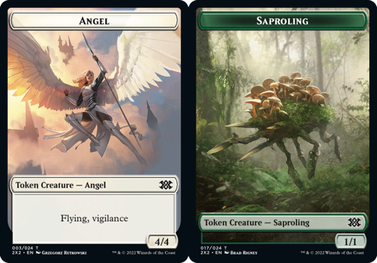 Token - Angel // Saproling - Foil