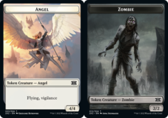 Angel (003) // Zombie (012) Double-Sided Token - Foil