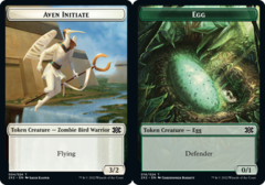 Egg // Aven Initiate Double-sided Token - Foil