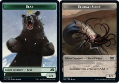 Bear (014) // Eldrazi Scion (001) Double-Sided Token - Foil