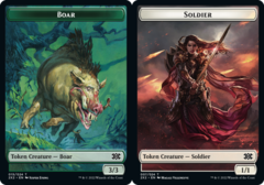 Boar Token // Soldier Token - Foil