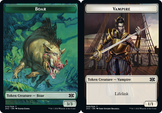 Boar Token // Vampire Token - Foil