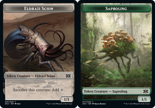 Eldrazi Scion Token // Saproling Token