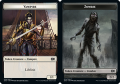 Vampire (009) // Zombie (012) Double-Sided Token - Foil