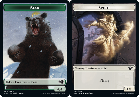 Bear Token // Spirit Token (008) - Foil