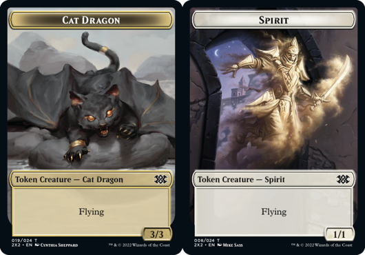 Cat Dragon Token // Spirit Token (008) - Foil