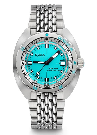 Doxa - SUB 300 Aquamarine - Stainless Steel