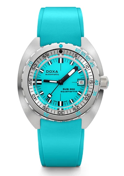 Doxa - SUB 300 Aquamarine - Rubber