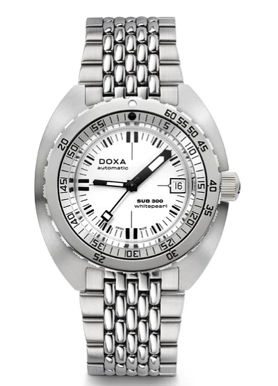 Doxa - SUB 300 Whitepearl - Stainless Steel