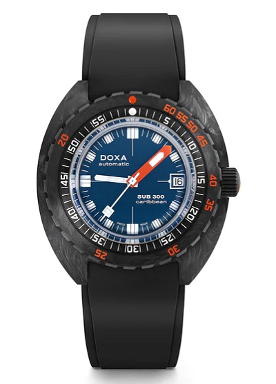 Doxa - SUB 300 Carbon Caribbean - Black