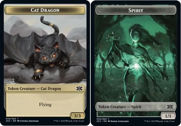 Cat Dragon Token // Spirit Token (002)