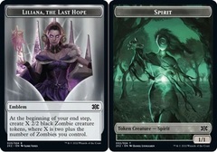 Liliana, The Last Hope Emblem (023) // Spirit (002) Double-Sided Token