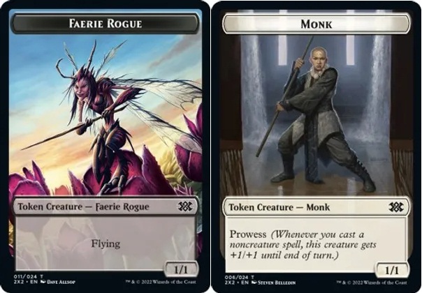 Faerie Rogue Token // Monk Token