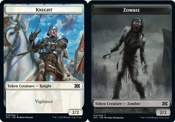 Knight Token // Zombie Token