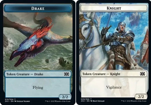 Drake Token // Knight Token - Foil