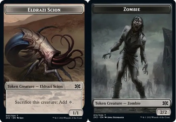 Eldrazi Scion Token // Zombie Token - Foil