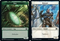 Egg Token // Knight Token - Foil