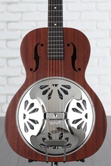 Gretsch G9200 Boxcar Round-neck, Mahogany Body Resonator - Natural, Padauk Fingerboard