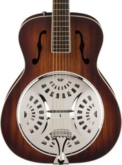Fender PR-180E Resonator Guitar - Aged Cognac Burst
