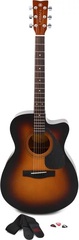 Yamaha Keith Urban Guitar Pack - With Acoustic Guitar, Tobacco Sunburst