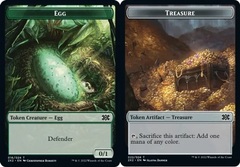 Egg (016) // Treasure (022) Double-Sided Token - Foil