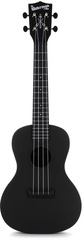 Kala Waterman Series Concert Ukulele - Black Satin