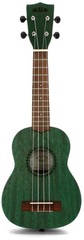 Kala Meranti Watercolor Soprano Ukelele - Fern Green