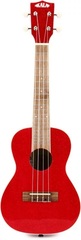 Kala Sparkle Concert Ukulele - Ritzy Red