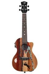 Luna Vista Stallion Acoustic-electric Concert Ukulele - Gloss Natural