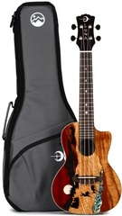 Luna Vista Deer Acoustic-electric Concert Ukulele - Gloss Natural