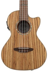 Luna High Tide Zebrawood Tenor Ukulele A/E - Satin Natural
