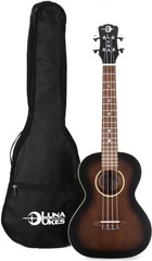 Luna Art Vintage Tenor Ukulele with Gigbag - Distressed Vintage Brownburst