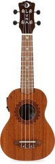 Luna Vintage Mahogany Soprano Ukulele A/E - Satin Natural