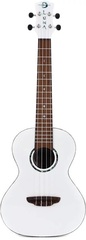 Luna Hau Snow Tenor Ukulele - Gloss White