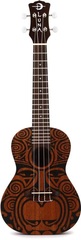 Luna Tribal Mahogany Concert Ukulele - Satin Natural