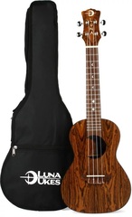 Luna Crescent Caidie Concert Ukulele - Natural