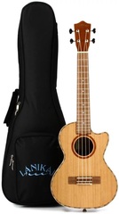 Lanikai CDST-CET Cedar Solid Top Tenor Cutaway Acoustic-Electric Ukulele - Natural